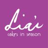 Lia's Cakes in Season logo