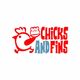 Chicks and Fins logo