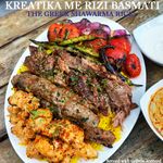 Greek Shawarma Rice Beef kebab