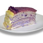 Purple Yam Mille Crepe - Slice