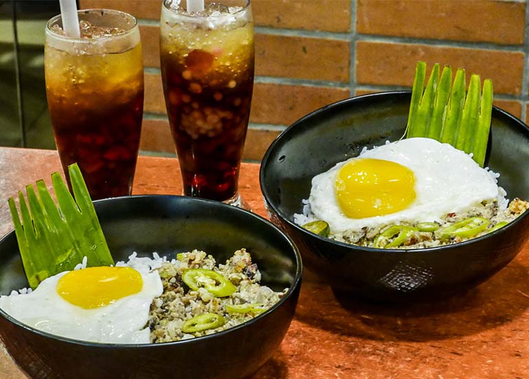 Sisig Rice Bowl from Max's Restaurant