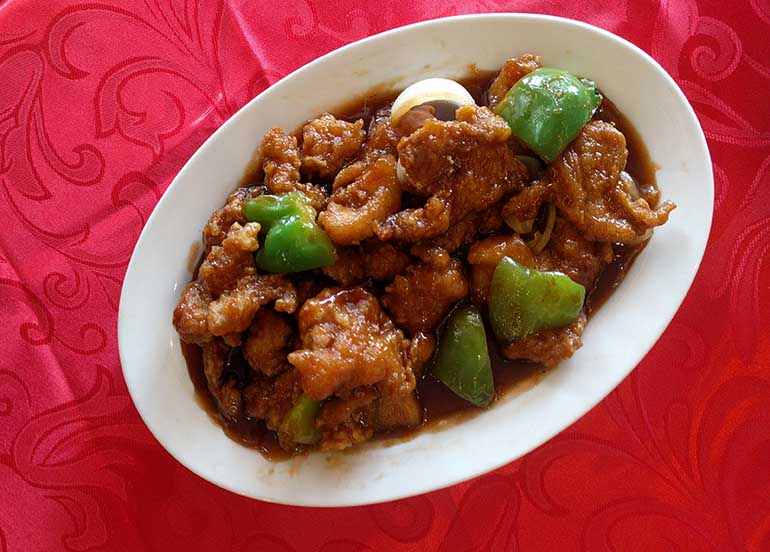 sweet and sour pork from Shantung