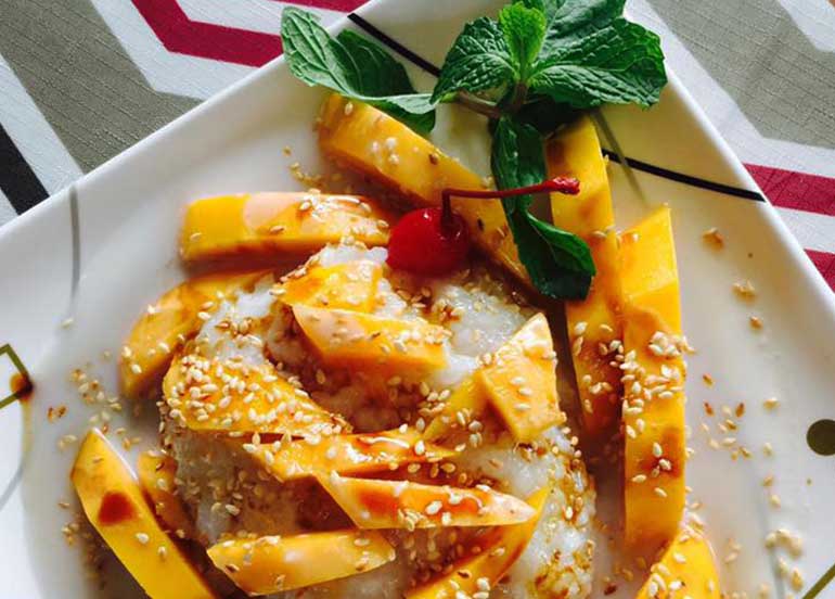 Sticky Rice and Mango from Chef's Home Baguio