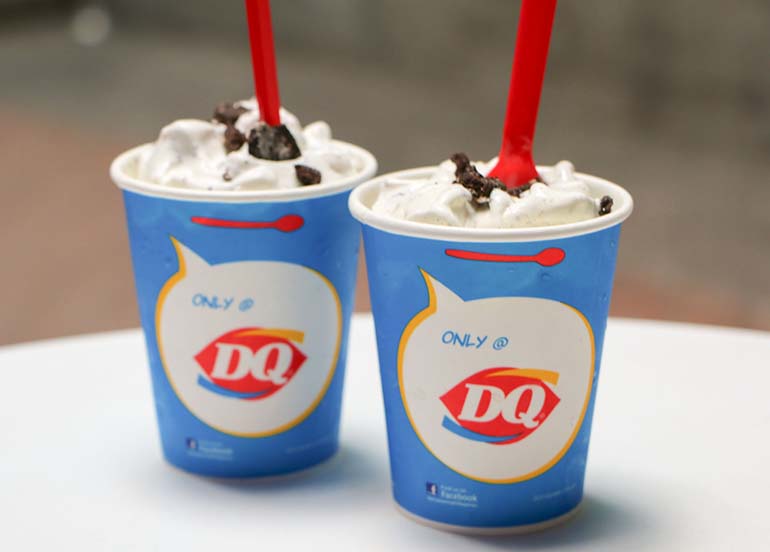 Cookies and Cream Blizzard from Dairy Queen