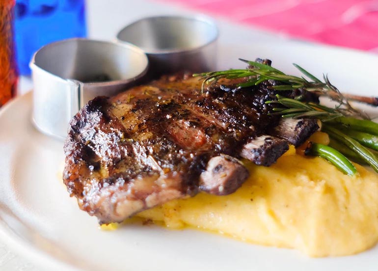 Ribs and Polenta from Grace Park