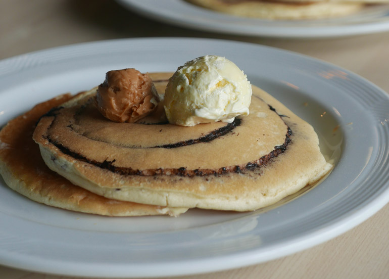 Choco Marble Pancakes from Pancake House 