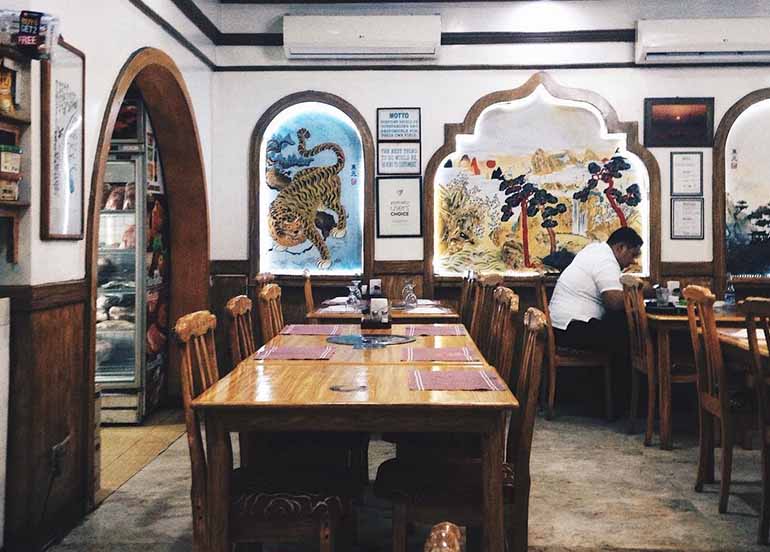 Interiors and Dining Area of Dong Won Garden, Jupiter St. Makati City