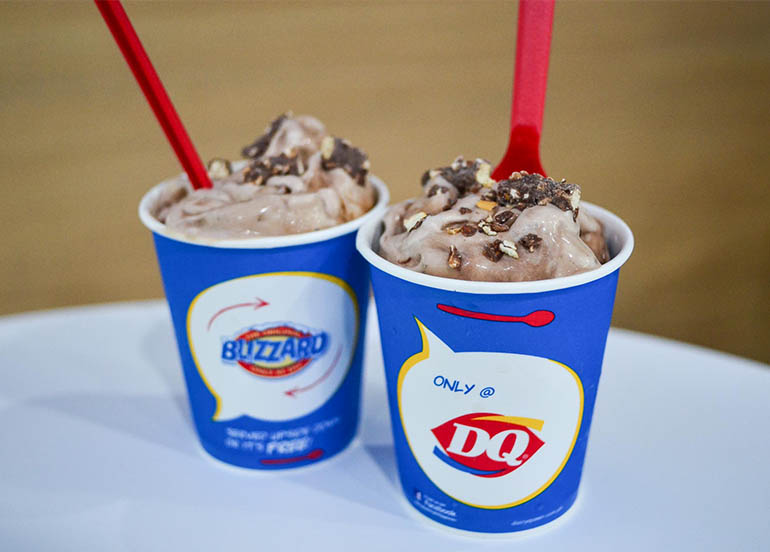 Peppero Blizzard from Dairy Queen