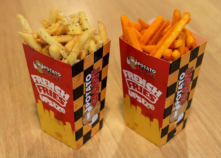 Upsize Fries from Potato Giant