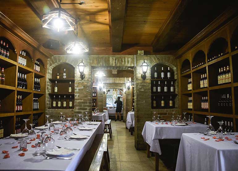 Galileo Enoteca Dining Area and Interiors