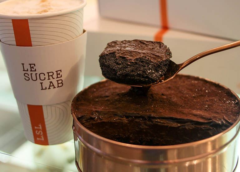 Chocolate Dreamcake and Drink from Le Sucre Lab