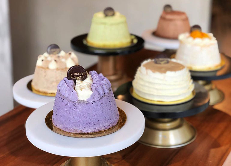 Ube Chiffon Cake from Le reussi