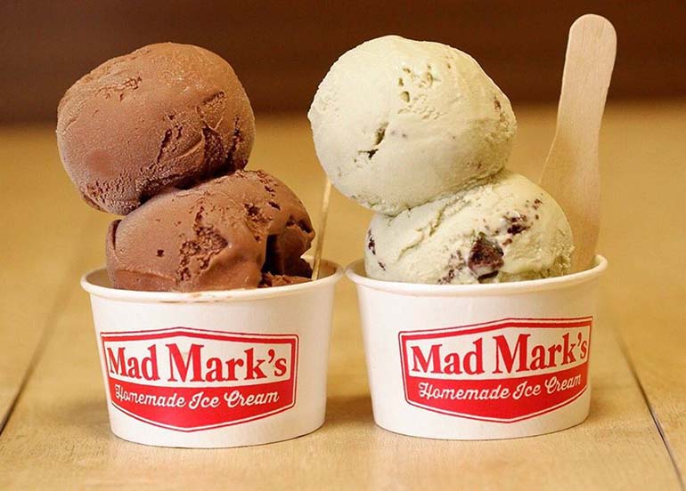 Ice Cream from Mad Mark's Creamery and Good Eats