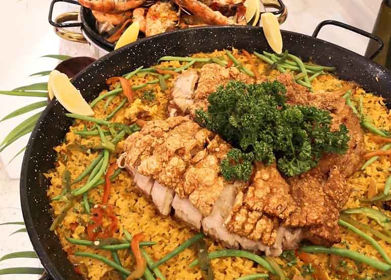 Paella of Choice from Pio's Kitchen