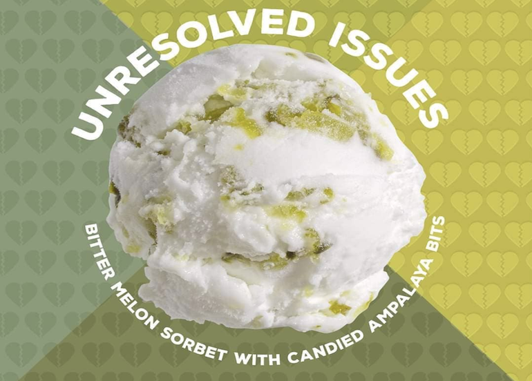 Unresolved Issues Ice cream flavor from Sebastian's