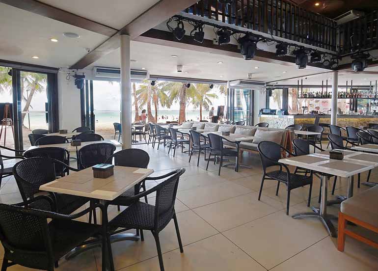 Dining Area and Interiors of Epic Boracay