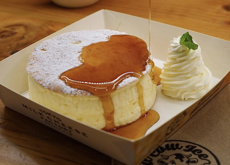 Souffle Pancakes from Tokyo Milk Cheese Factory