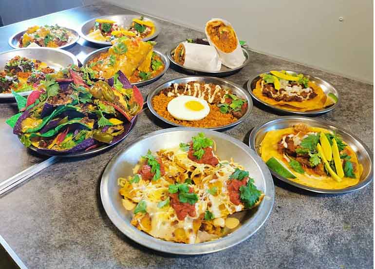 Mexican Dishes from Drive By Taco Shop