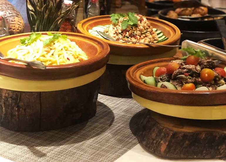 Dishes from Spiral Buffet Manila