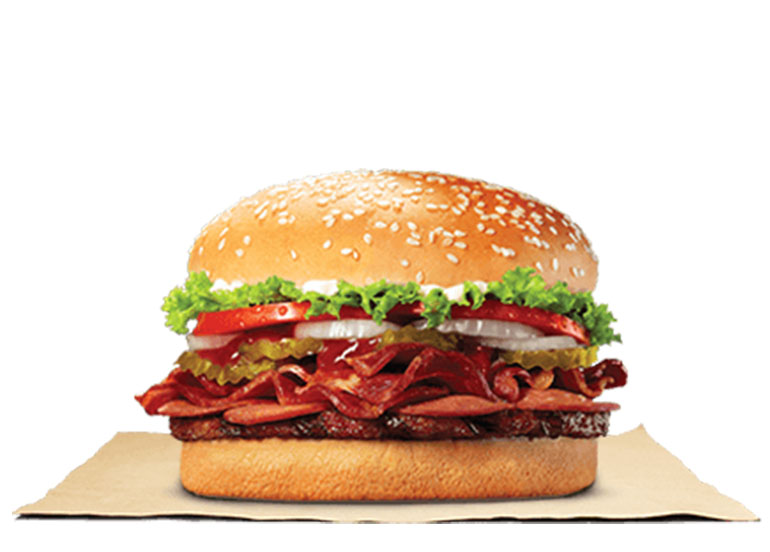 Pepperoni Bacon Whopper from Burger King