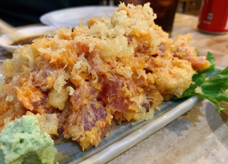 Kikufuji Izakaya Now Delivers their Famous Spicy Salmon Sashimi and Other Crowd Favorites!