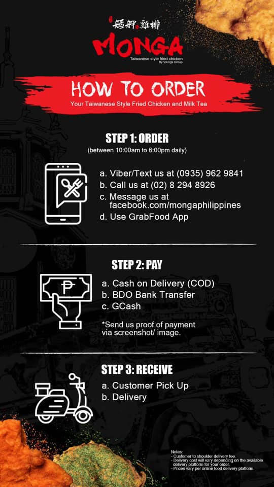 How to Order Instructions from Monga Philippines
