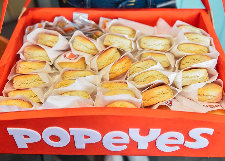 Biscuits from Popeyes