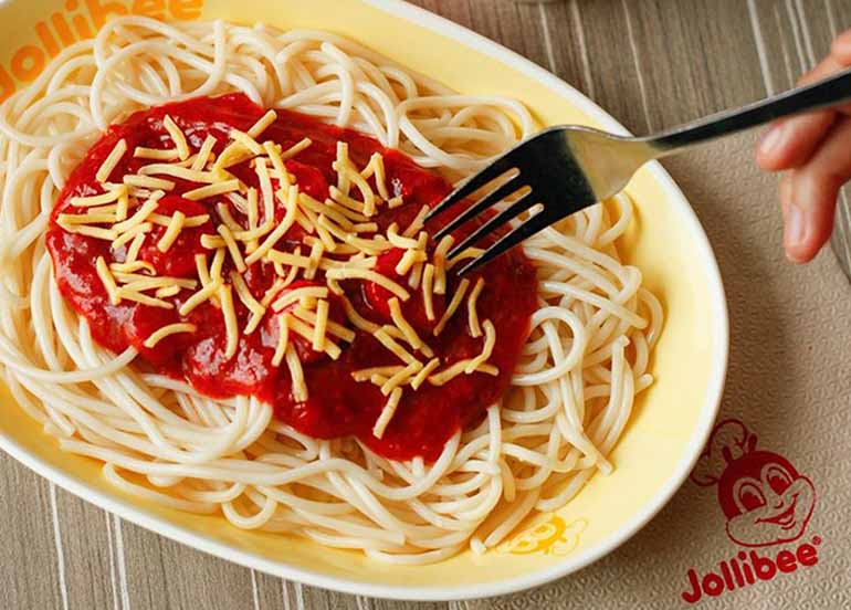 Jolly Spaghetti from Jollibee