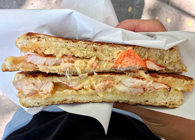 Lobster Grilled Cheese Sandwich from Bun Appetit