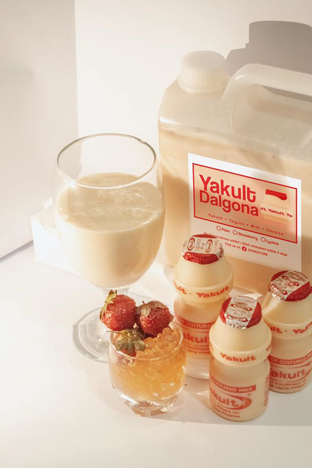 Yakult Dalgona Ingredients