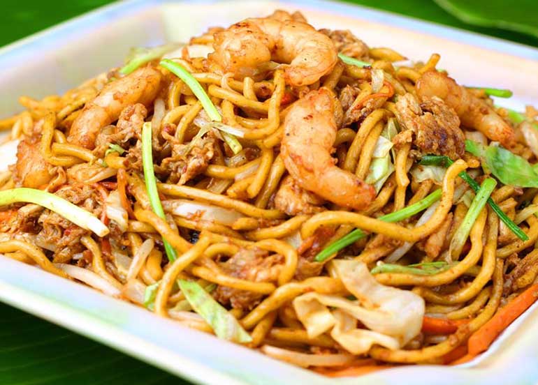 Noodles from Banana Leaf Philippines