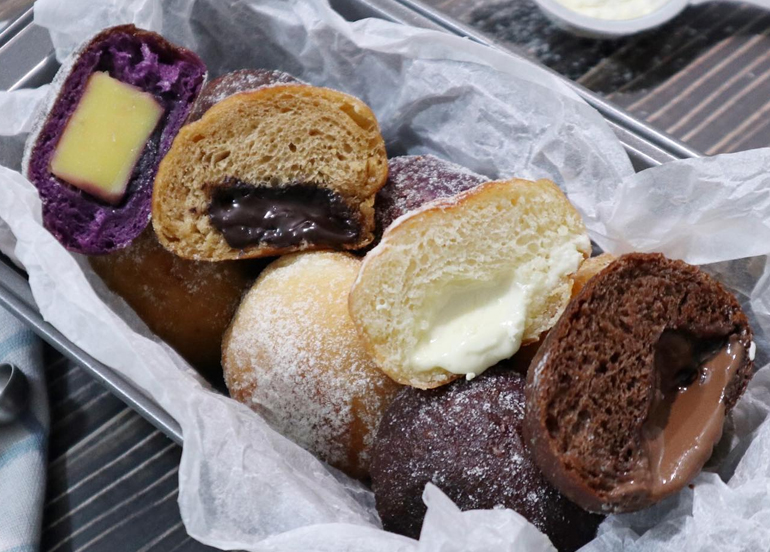 Milky Dust Donuts, Milyk Cheese Donuts, Ube Cheese Donuts, Chocolate Donuts, Pasay City