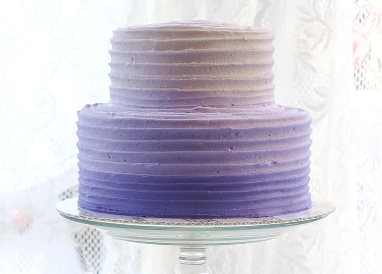 Purple Ombre Cake from M Bakery