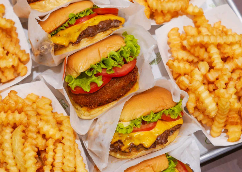Shake Shack burgers and fries