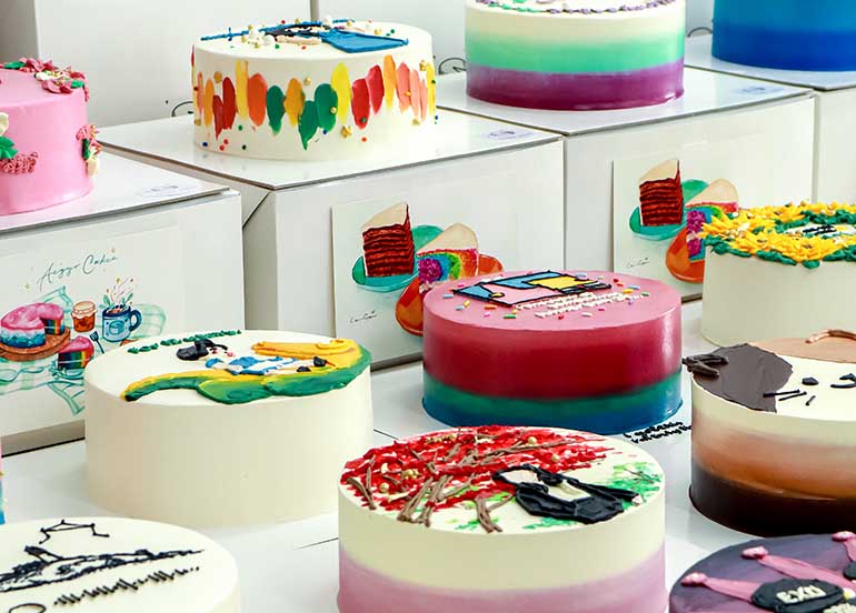 Cakes from Aegyo Cakes