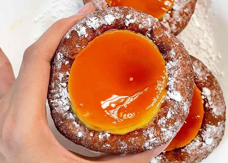 Leche Flan Donut from Kuh Meal