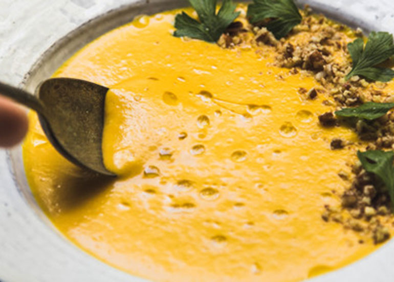 Carrot Soup with MCT oil