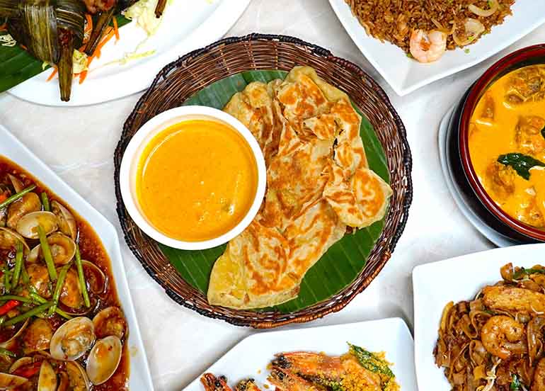 Asian dishes from Banana Leaf
