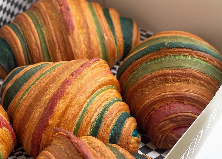 Butterboy Bakehouse Rainbow Croissant