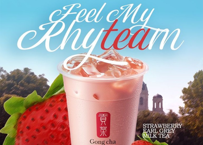 Feel the RhyTEAm with Gong Cha’s New Strawberry Earl Grey Series Booky