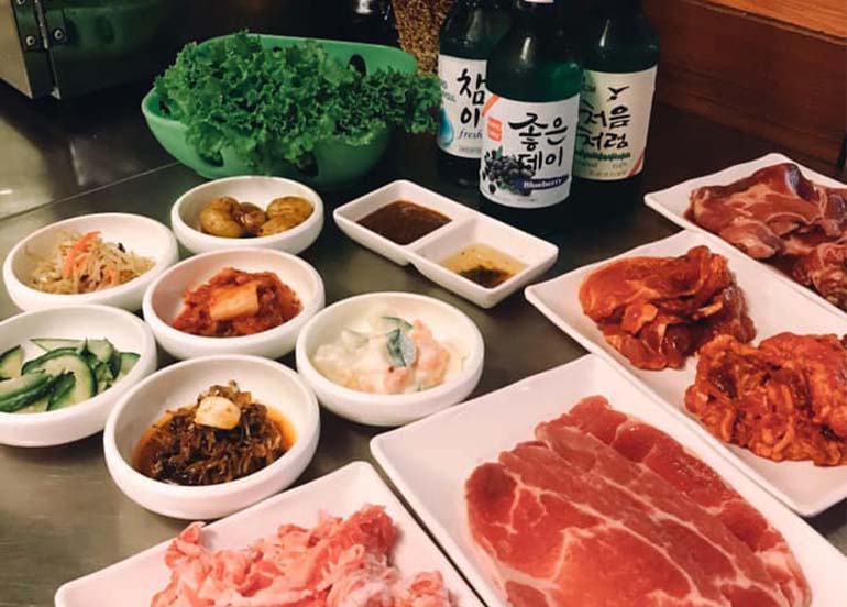 Korean BBQ Spread