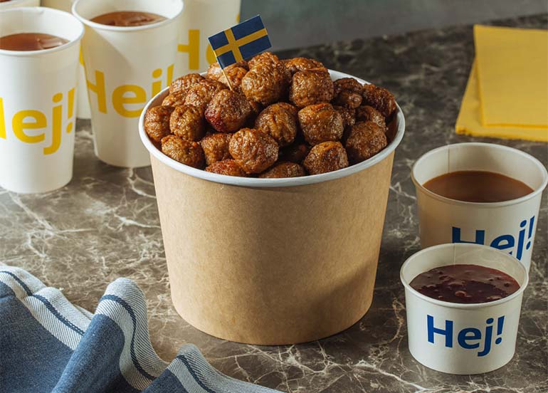 Meatball bucket from IKEA