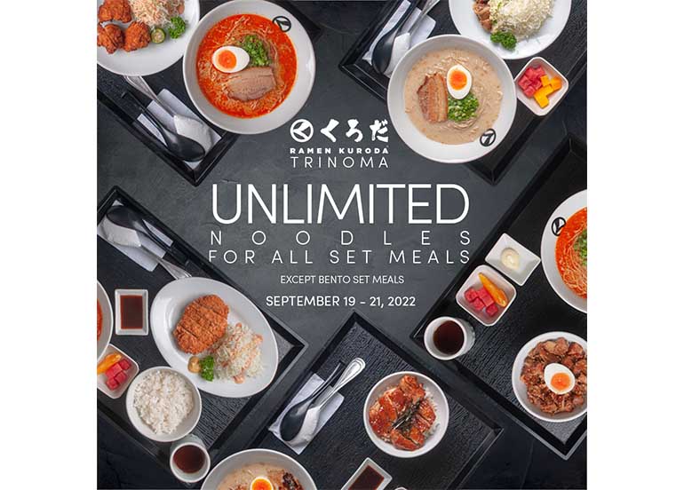 Tomorrow’s the Last Day for Ramen Kuroda’s Unlimited Noodles Promo! Booky