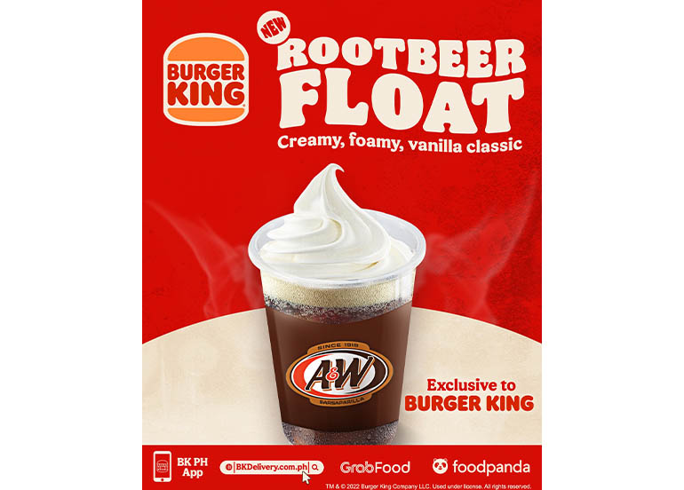 A&W Rootbeer Float is Now Available at Burger King! Booky