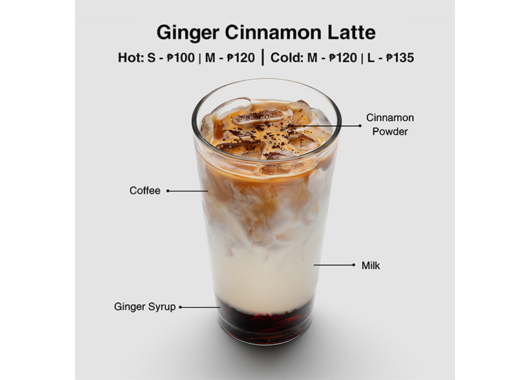 Ginger Cinnamon Latte MUJI Cafe